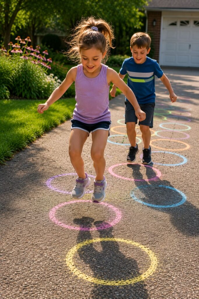 17 Exciting Chalk Obstacle Course for Kids That Make Outdoor Play Fun