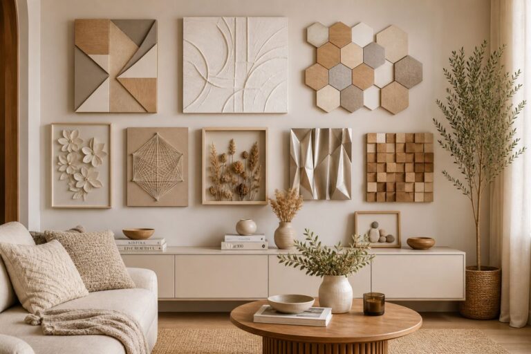 DIY 3D wall art ideas for modern home decor