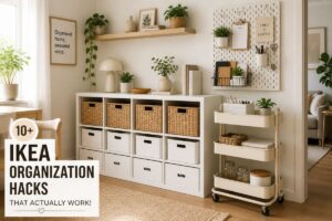 ikea home organization hacks for small spaces