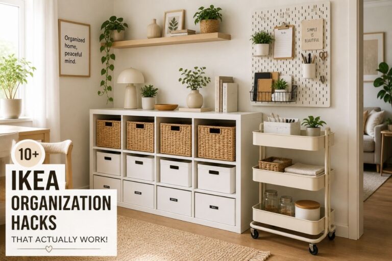 ikea home organization hacks for small spaces