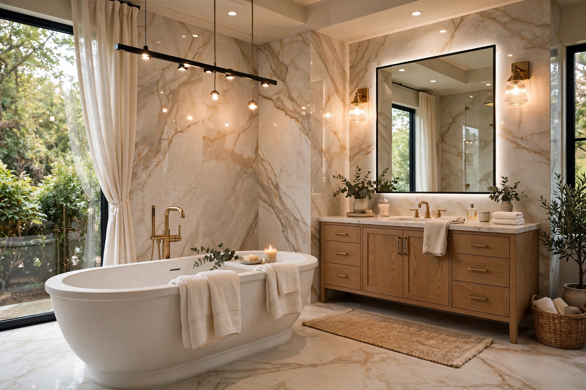 22 Luxurious Bathroom Renovation Ideas for a High-End Room That Still ...
