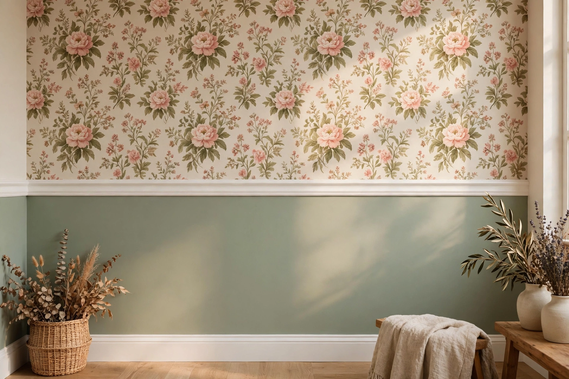 Half Name 18 Perfect Half Wallpaper Half Paint Ideas for Walls With Real Character