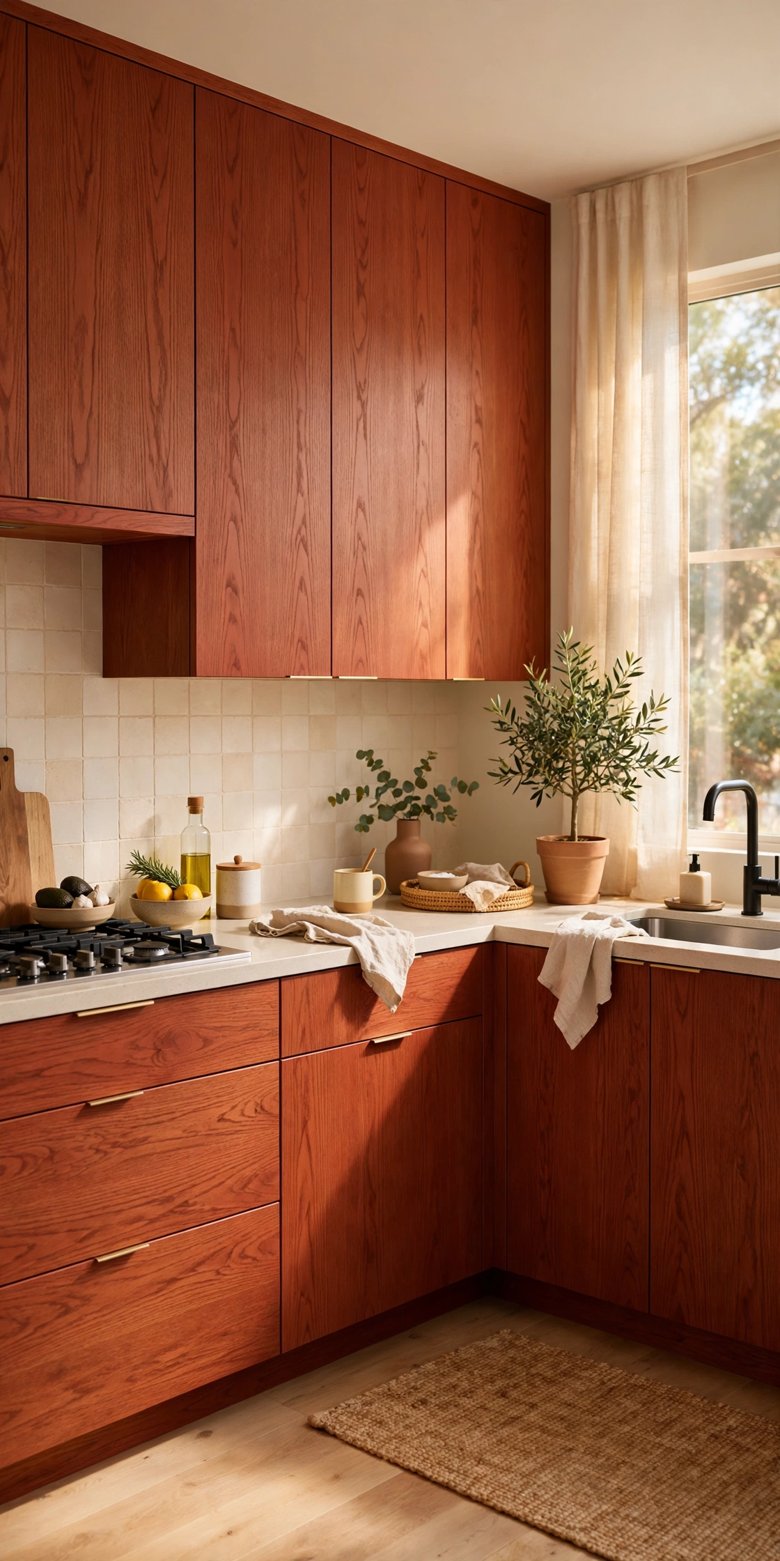 26 Perfect Red Oak Kitchen Cabinets Ideas for a Warm, Hardworking Kitchen